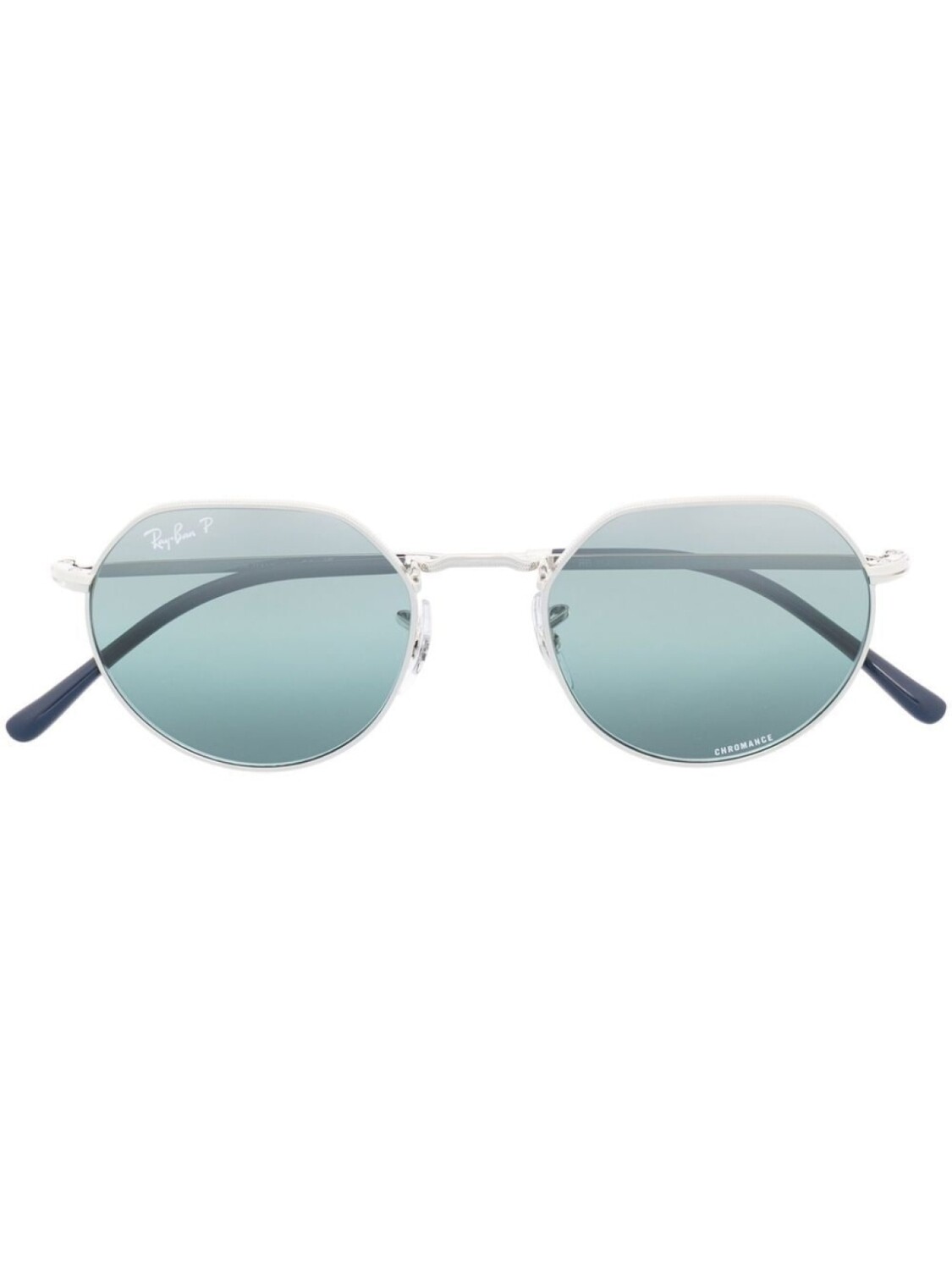 

Ray-Ban солнцезащитные очки Jack с затемненными линзами, серебристый
