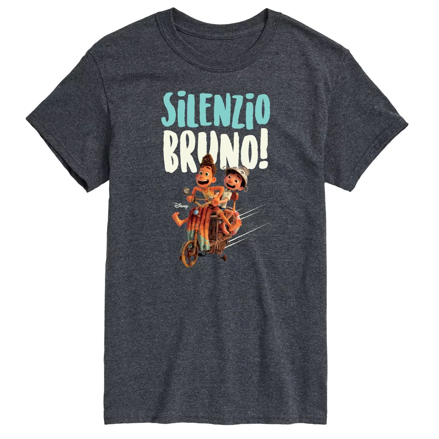 

Футболка Big & Tall Disney/Pixar Luca Silenzio Bruno Licensed Character, серый