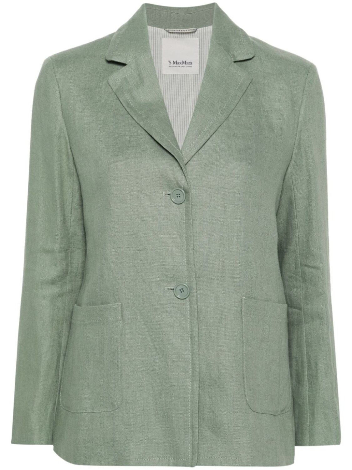 

Однобортный блейзер Socrates 'S Max Mara, зеленый