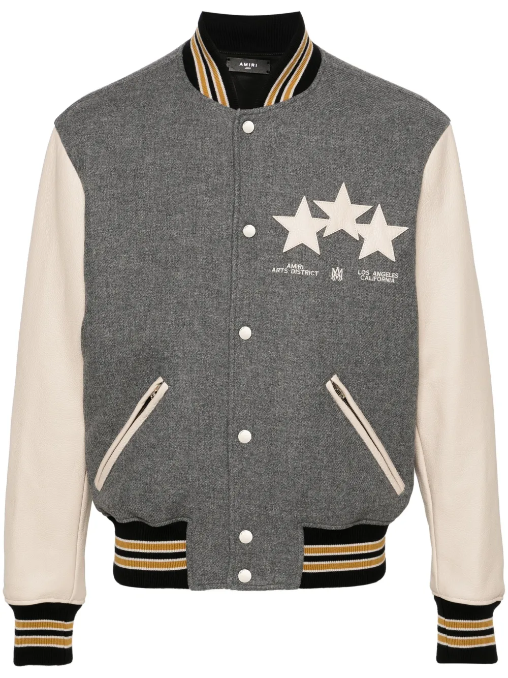

Бомбер Oversized Stars AMIRI, серый