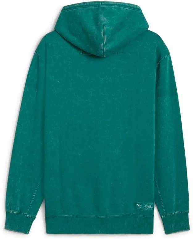 Мужская толстовка PUMA X Squid Game Hoodie, повседневная верхняя одежда, зеленый цвет — фото 2