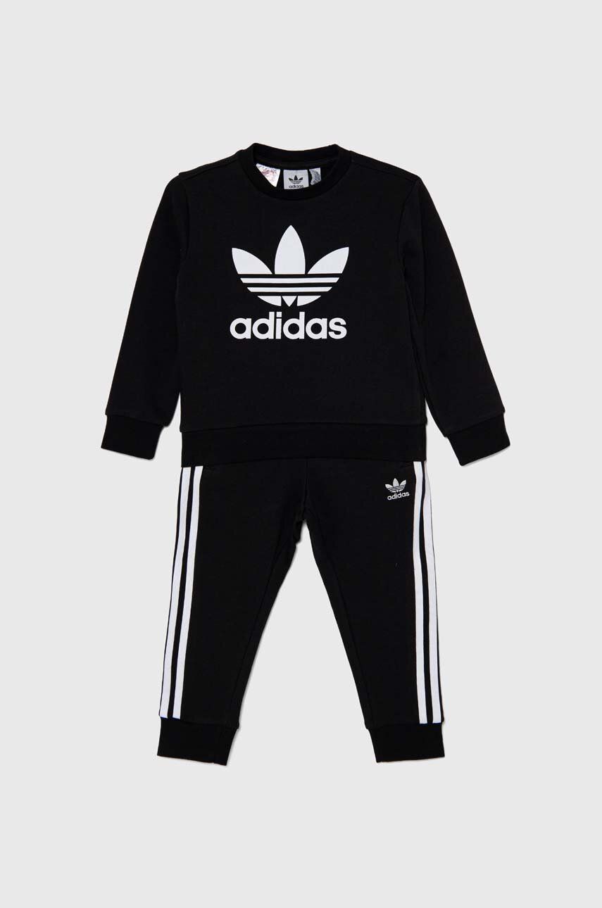 

Детский спортивный костюм adidas Originals TREFOIL CREW SE, черный