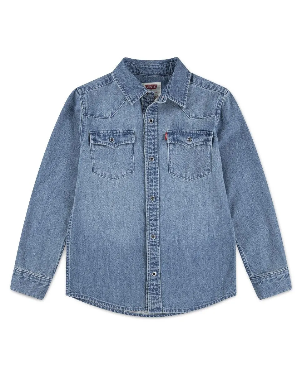 

Детская рубашка New Barstow Western Levi's, синий