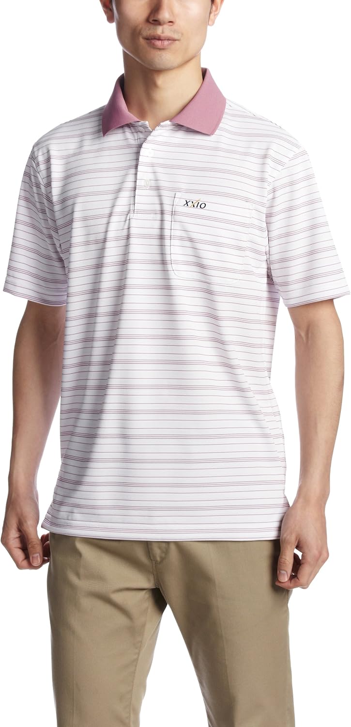 

Поло ZEXCIO, впитывающее влагу, быстросохнущее, с защитой от УФ-излучения, в полоску Xxio, фиолетовый