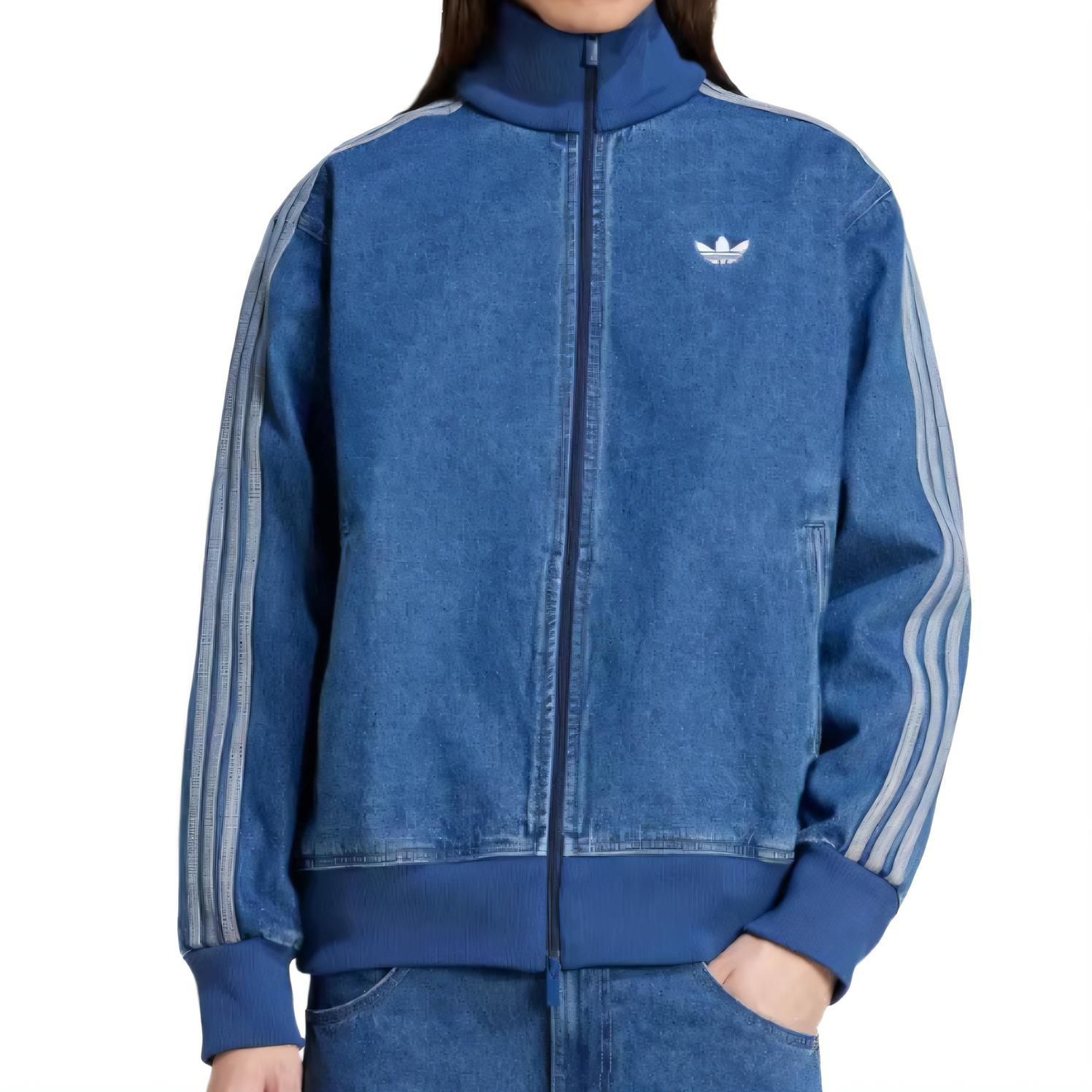 Adidas Originals Куртка Adidas Adicolor Denim Firebird, Denim Blue — фото 3