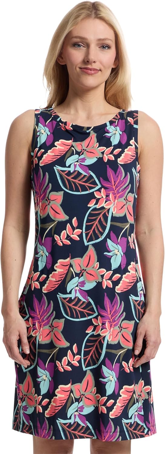 

Платье с принтом Columbia Chill River, Hot Coral Pasteled