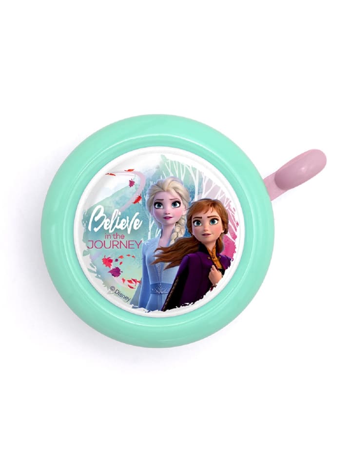 

Disney Детский велосипедный звонок «Холодное сердце 2» из металла, разноцветный, с громким звуком, бирюзового цвета