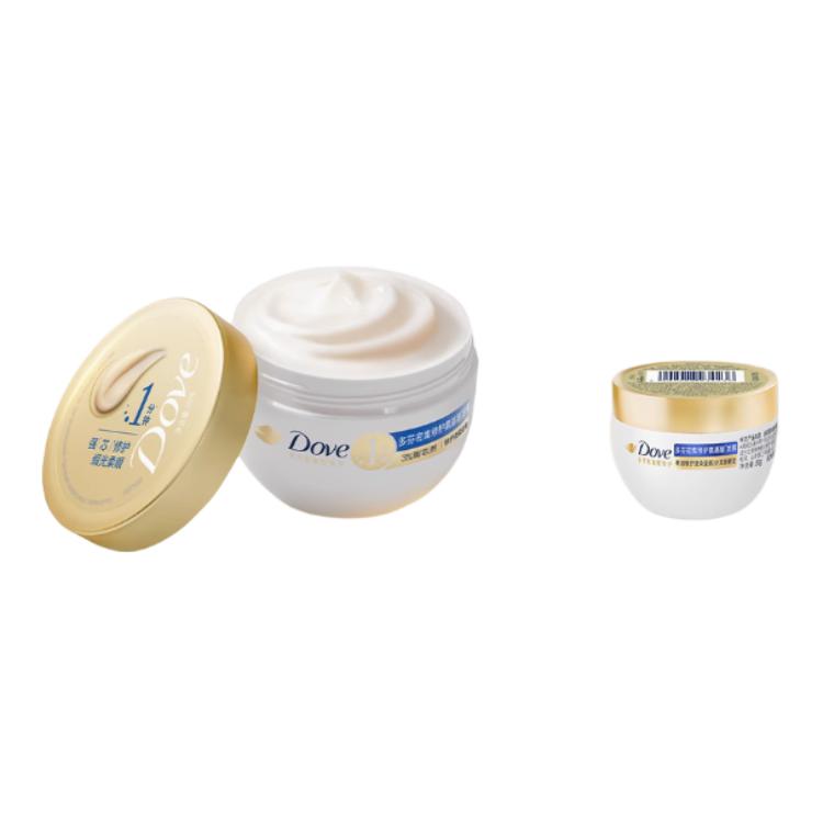 

Интенсивная восстанавливающая маска для волос с аминокислотами увлажняющая уход увлажняющая питательная разглаживающая восстанавливающая 260г+50г Dove