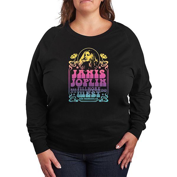

Футболка с длинным рукавом Janis Joplin Fillmore West French Terry plus size Licensed Character