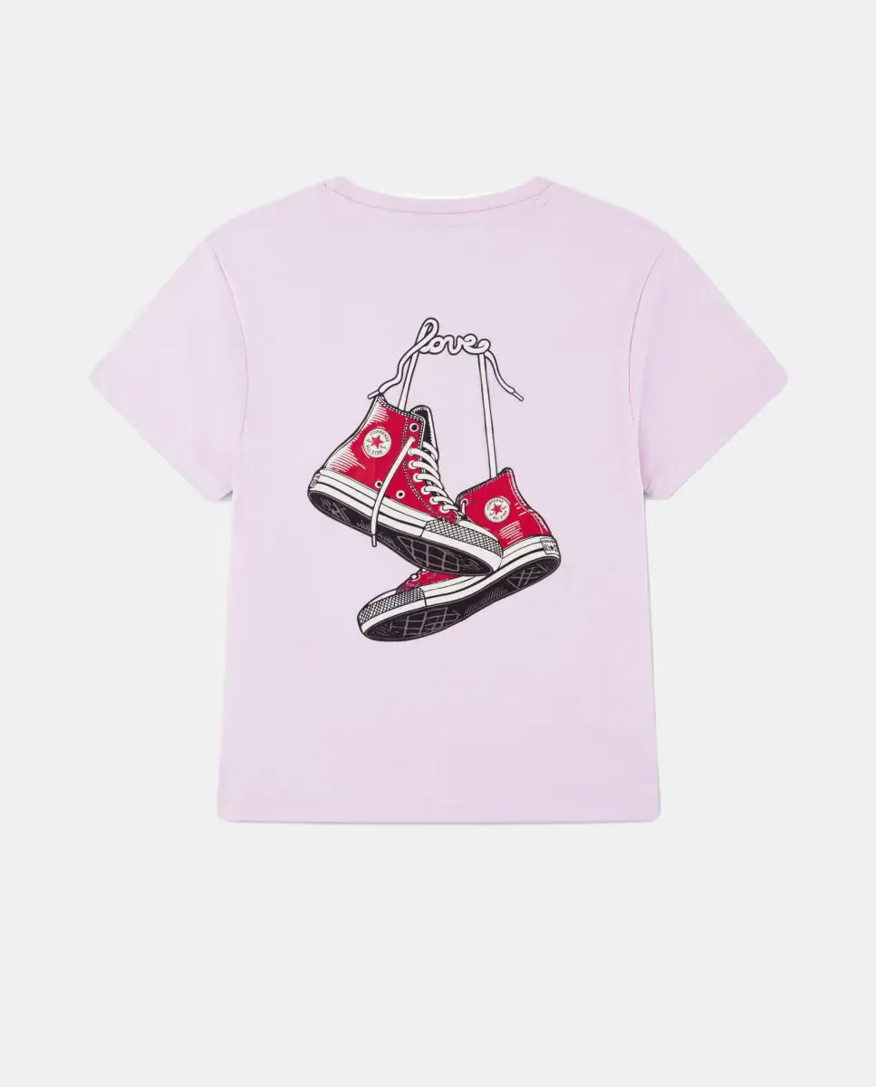 Футболка для парня на День святого Валентина Converse, розовый — фото 2