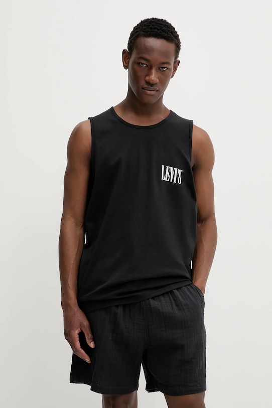 

Футболка хлопковая GRAPHIC ROWER TANK Levi'S, черный