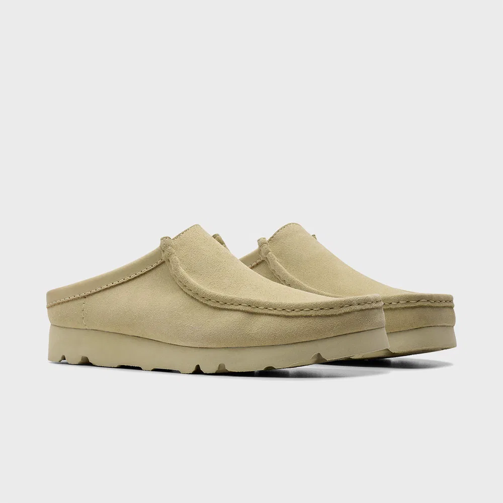 Мужские ботинки Wallabee Slip из кленовой замши от Clarks Originals