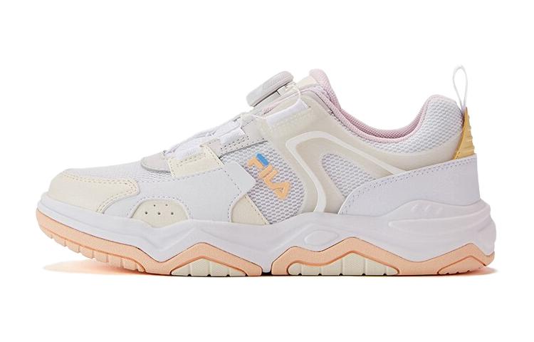 

FILA KIDS Скользостойкие детские скейтерские кроссовки Pale Peach Thick Custard для подростков