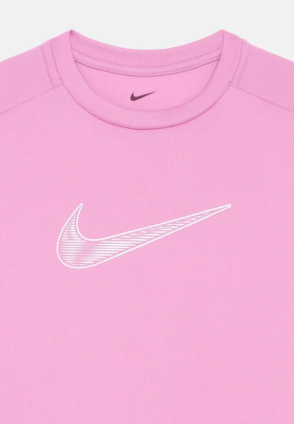 Спортивная футболка из быстросохнущей ткани Nike Performance, Light Magenta/White — фото 4