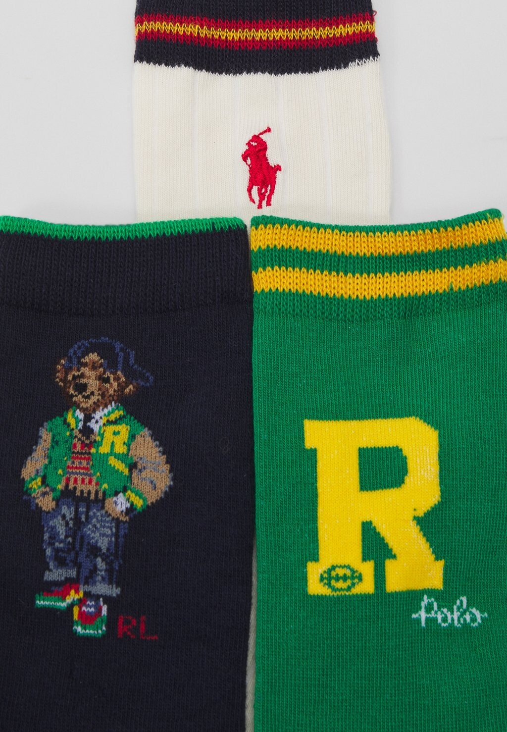 

Носки CREW SOCK UNISEX 3 PACK Polo Ralph Lauren, мультиколор