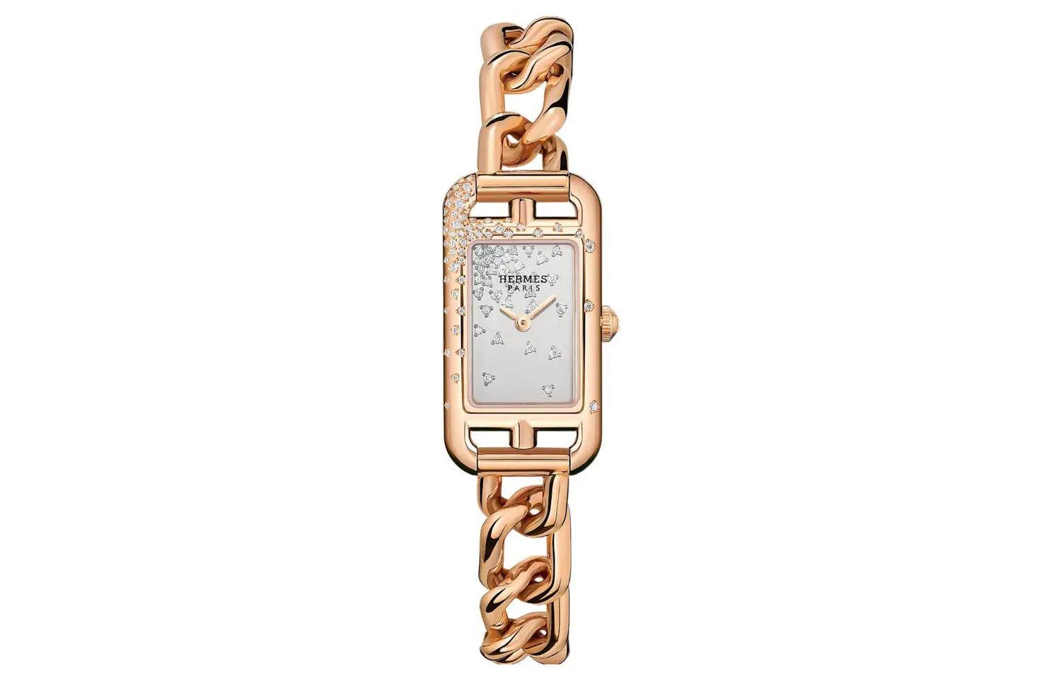 

Часы женские кварцевые с белым циферблатом Nantucket Collection W057485WW00 HERMES