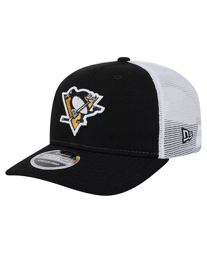 

Мужская черная бейсболка Pittsburgh Penguins Core Trucker 9SEVENTY Stretch-Snap New Era