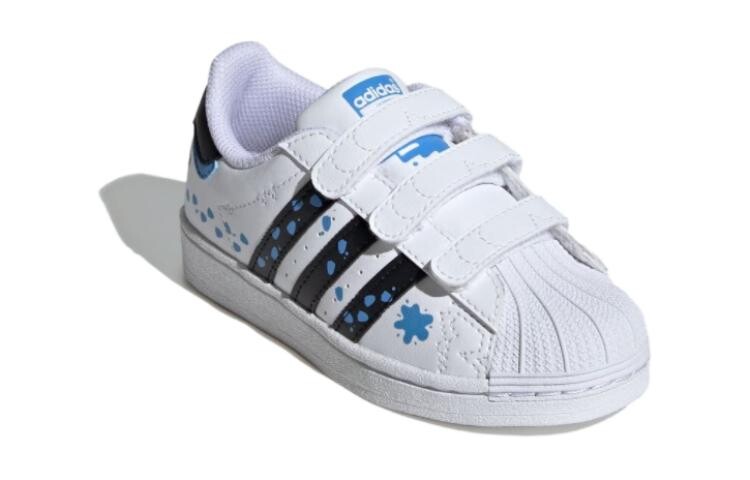 Adidas originals Детская обувь для скейтбординга Детская обувь, White/Blue — фото 4