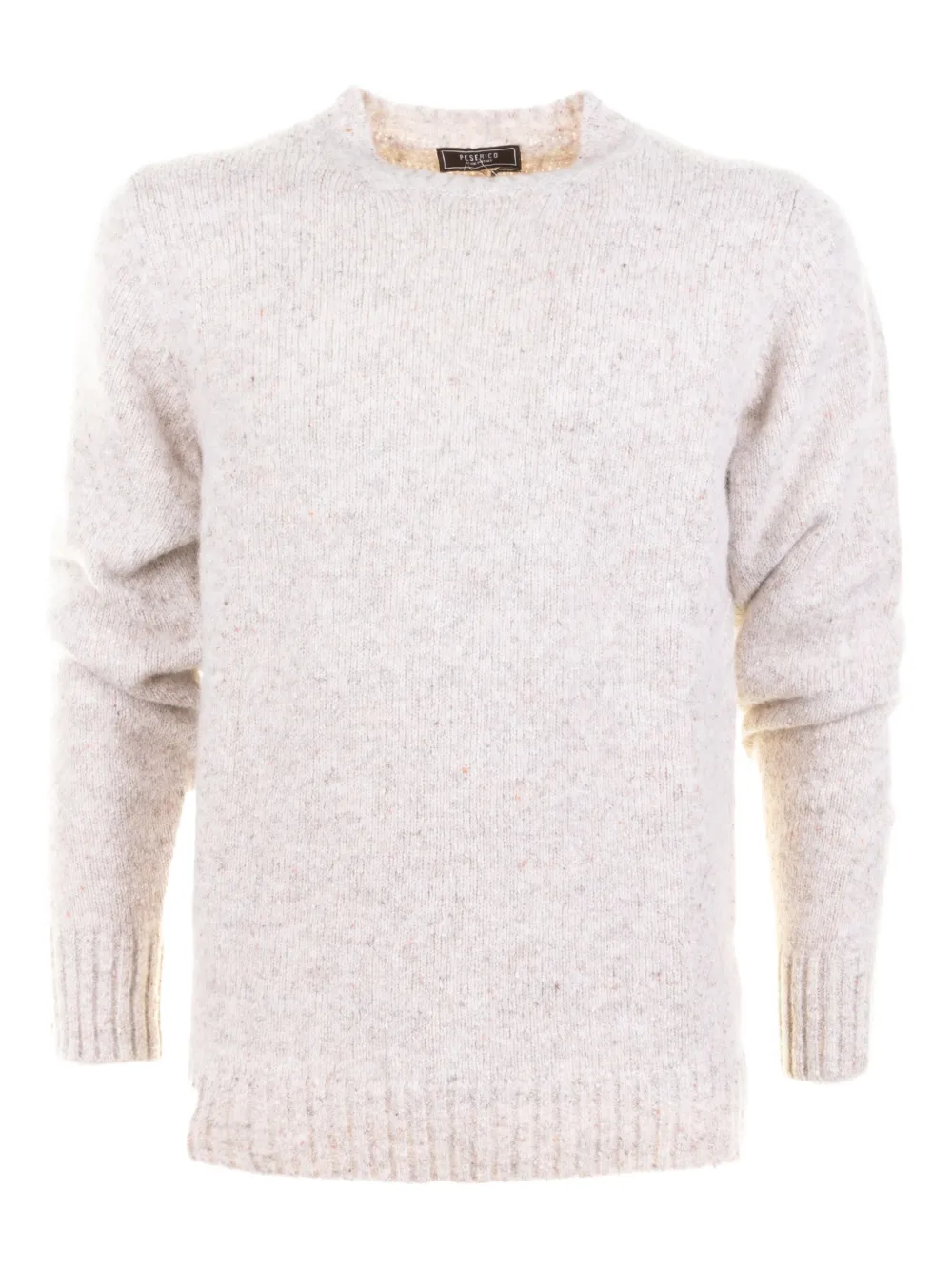 

Вязаный свитер в рубчик Peserico, бежевый