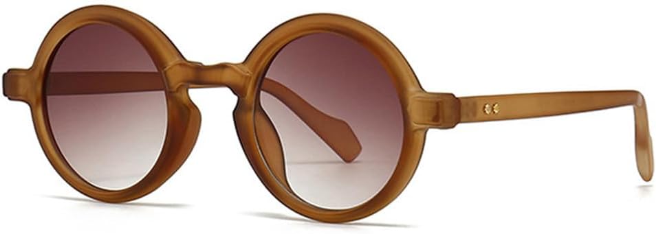 

Солнцезащитные очки UV400 для мужчин и женщин | Круглые градиентные заклепки в стиле панк | Для вождения и занятий спортом на открытом воздухе generic, Tea Tea Gradient