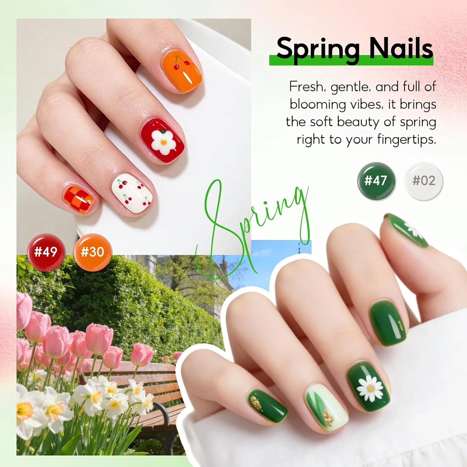 Набор для гель-лака с лампой «73 Pieces» от PEACECOLOR Peacecolor, Shiny Stardust 55+5 Gel Nail Kit — фото 3