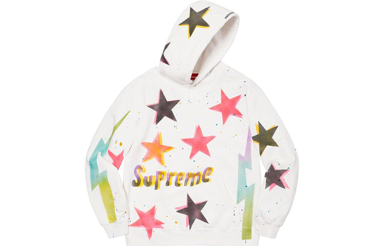 Толстовка мужская Supreme Gonz Stars, белый — фото 2