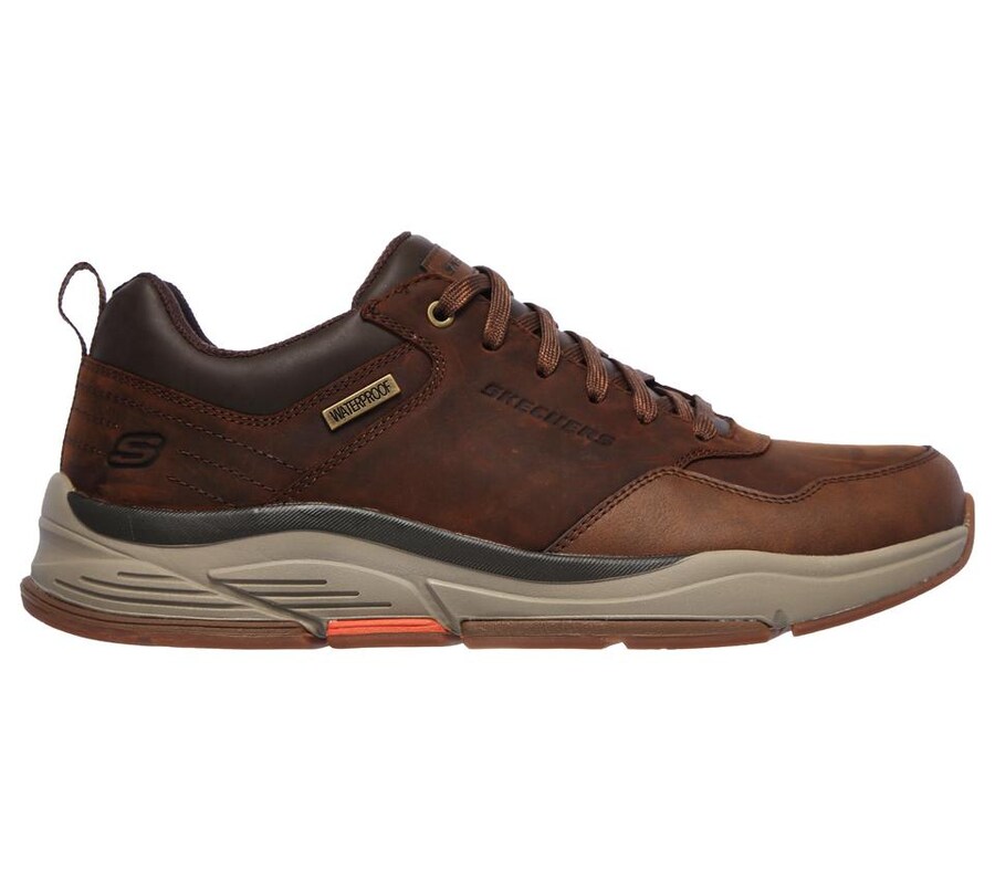 Кроссовки SKECHERS Hombre, Brown/Dark brown/mottled brown — фото 3