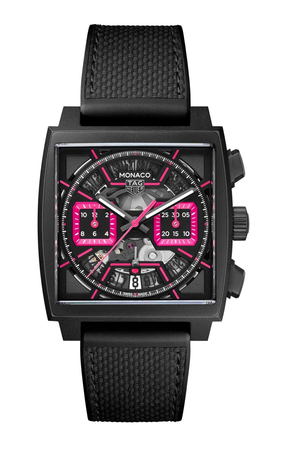 TAG HEUER MONACO ХРОНОГРАФ - CBL218B.FT6236, серебряный