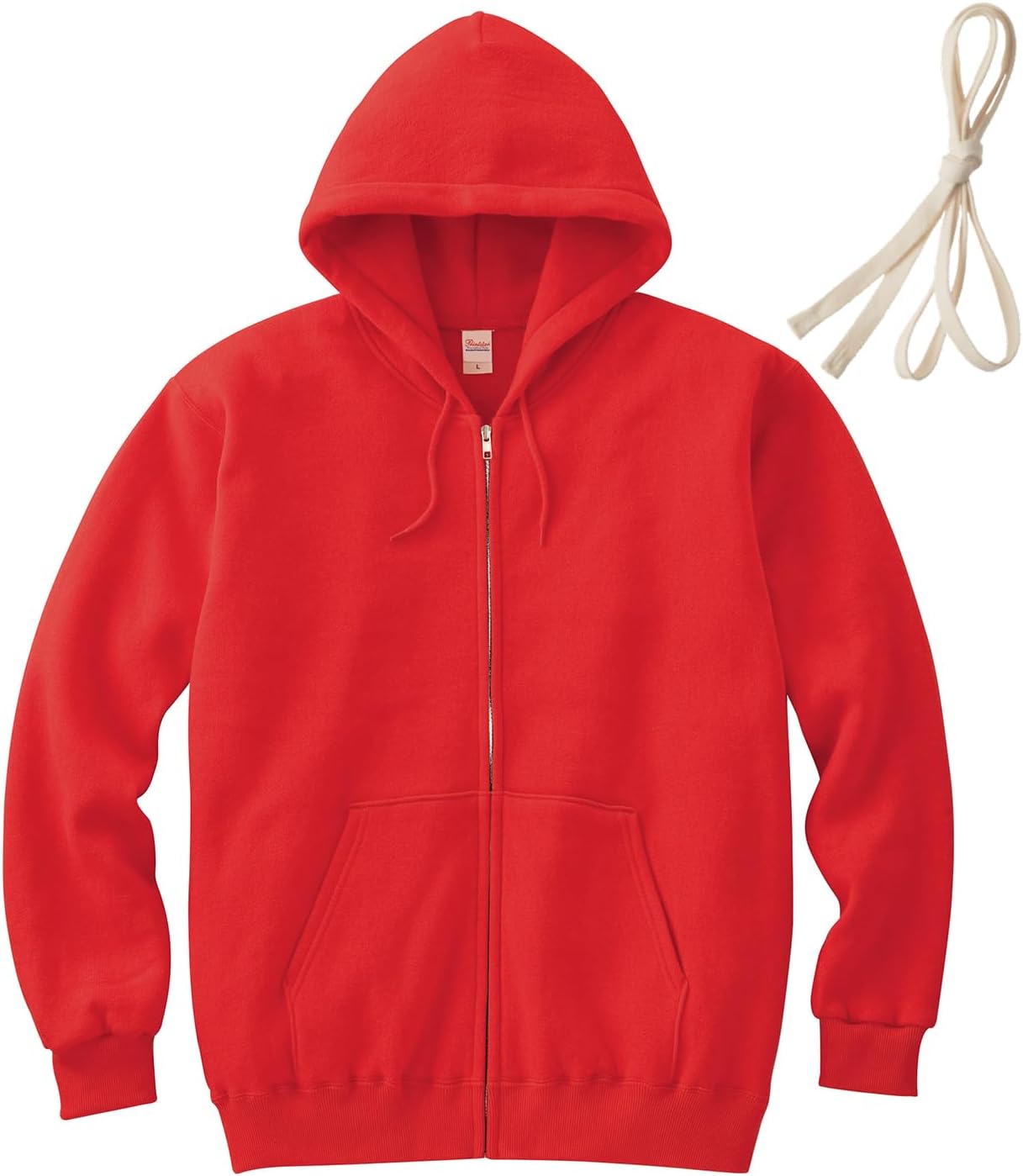 

Мужская толстовка Printstar 00217-MLZ, 8,4 унции, на флисовой подкладке, на молнии, легкая, с полной застежкой-молнией, ярко-красный