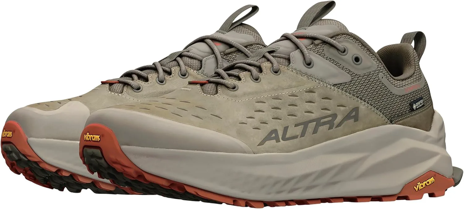 Мужские походные кроссовки ALTRA Olympus 6 Hike Low GTX, коричневый — фото 2