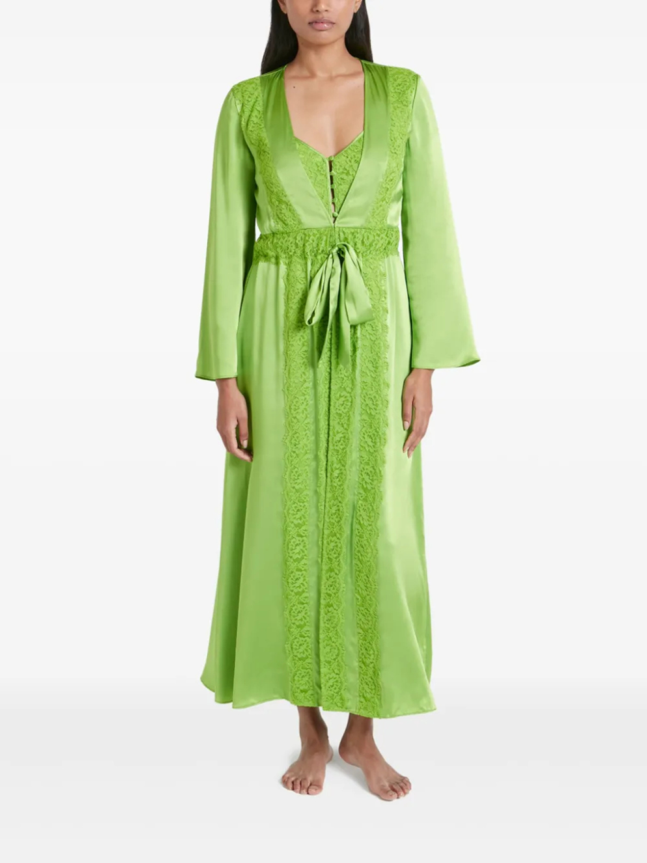 

Temperley London халат Thalia, зеленый