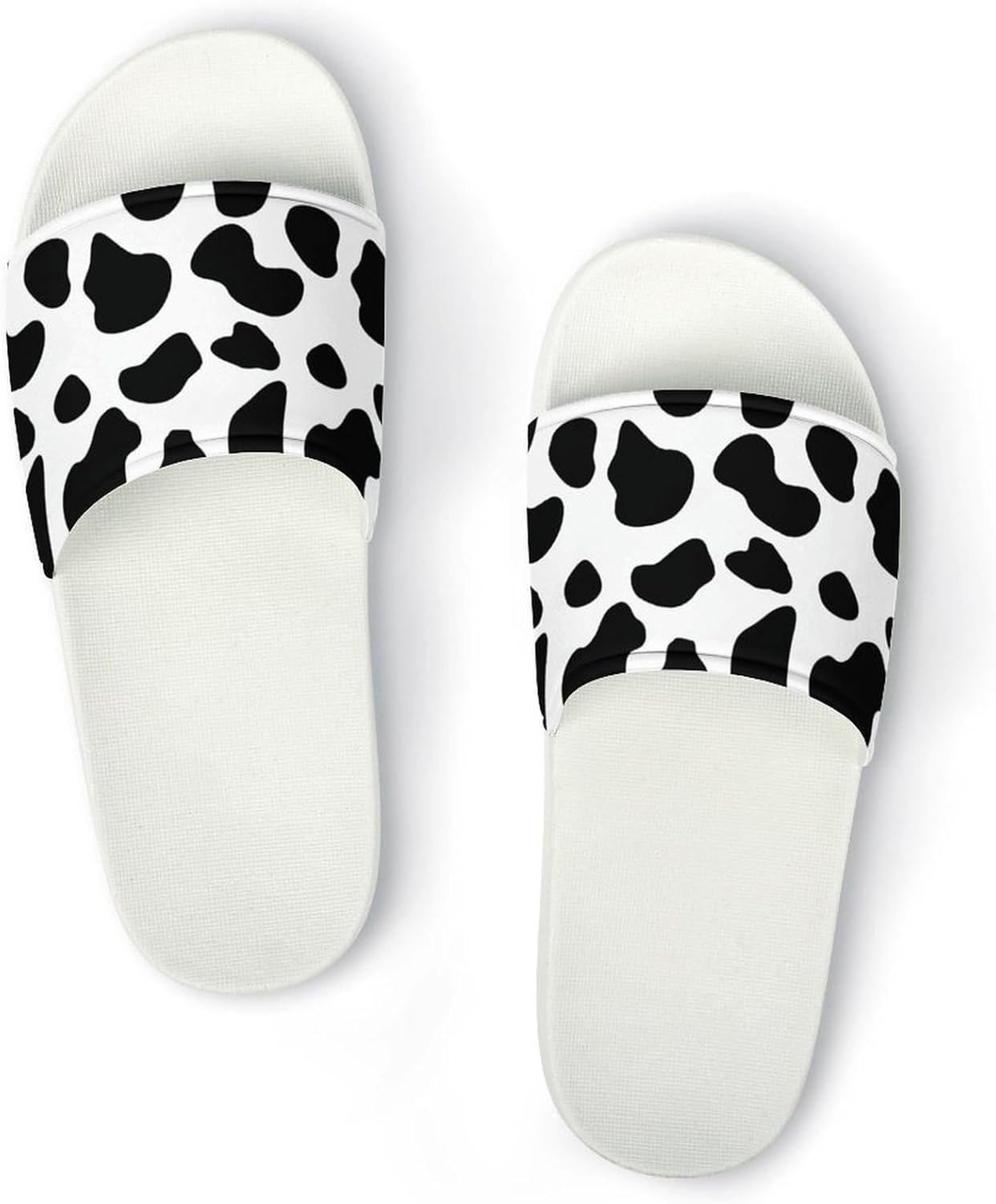 

Тапочки с принтом коровы CSQDFBHD для мужчин и женщин, шлепанцы, сандалии, нескользящие, летние, для улицы, пляжа и дома, Color4