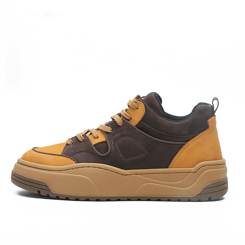 

Devanro Теплые противоскользящие и износостойкие низкие скейтерские ботинки для мужчин с эффектом увеличения роста - коричневые, цвет Brown