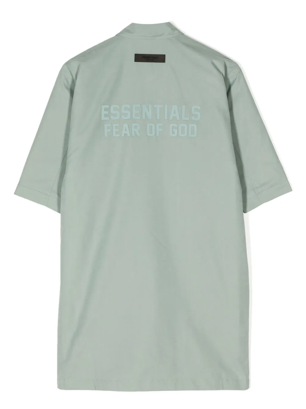 Куртка-рубашка на пуговицах с тисненым логотипом FEAR OF GOD ESSENTIALS KIDS, синий — фото 2