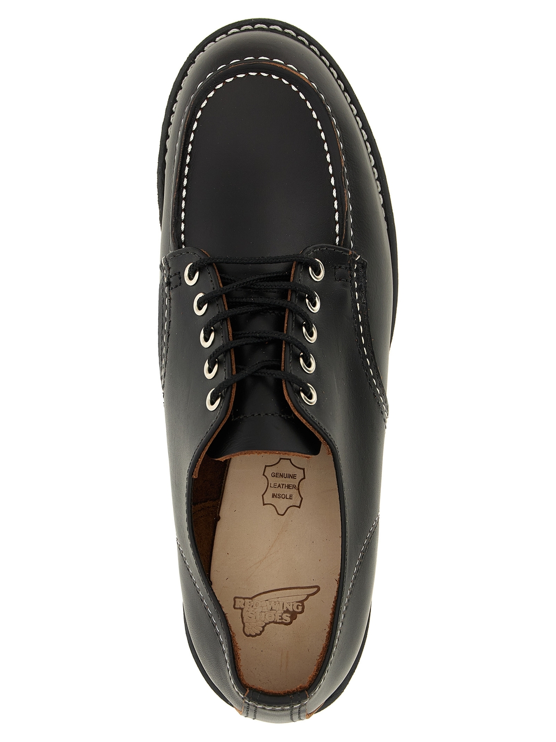 Модель «Shop Moc Oxford» на шнуровке Red Wing Shoes, черный — фото 4