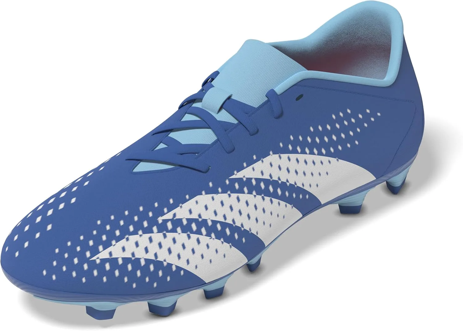 

Adidas Унисекс Predator Accuracy 4 Футбольные Бутсы для Детей с Гибкой Подошвой, Черный/Черный/Белый, размер 7 US (муж.), белый/синий