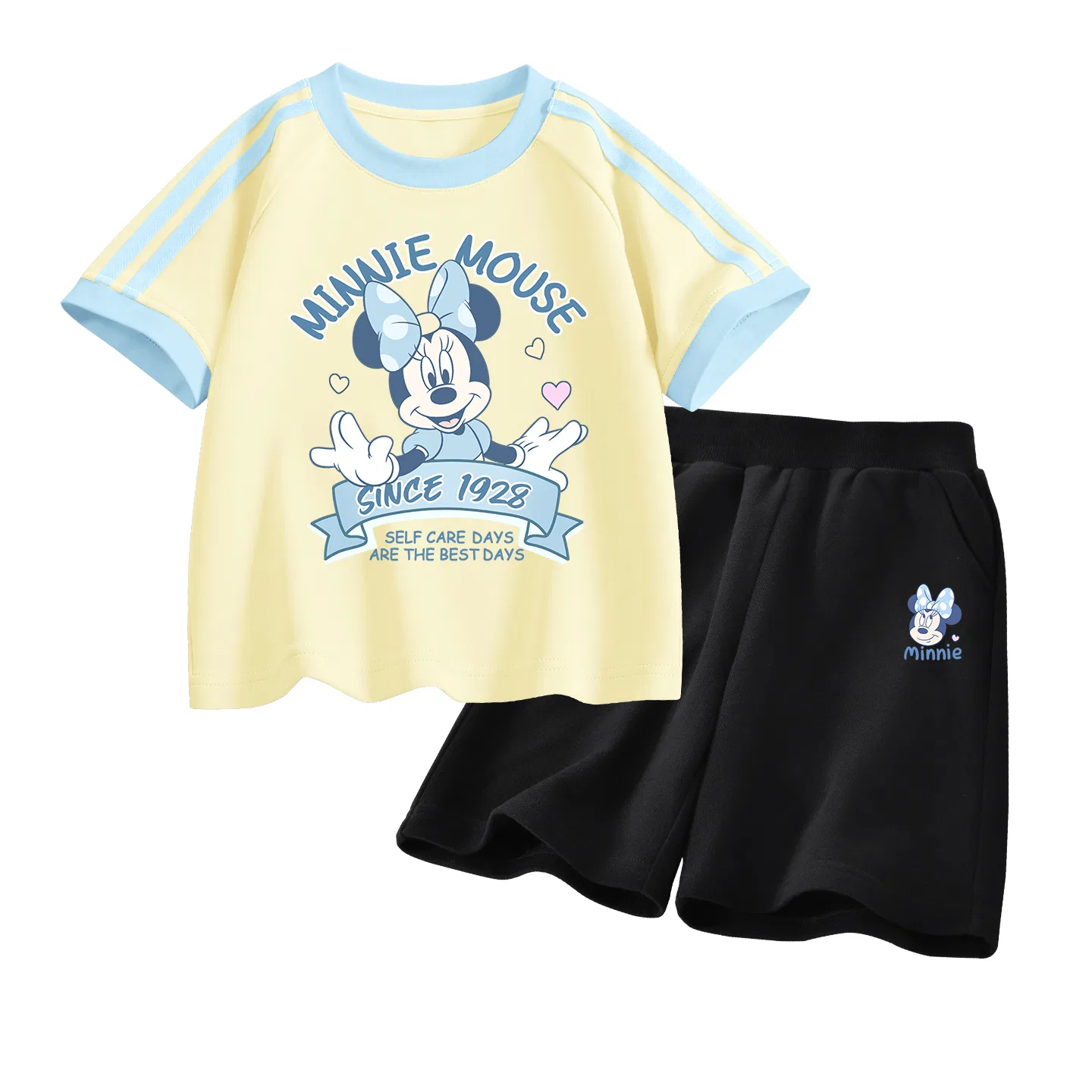 Детский спортивный костюм Casual Sportswear 2 Piece Set Disney, DiL Colored Ribbon Nini Honey Yellow+DiL Cute Nini K Black