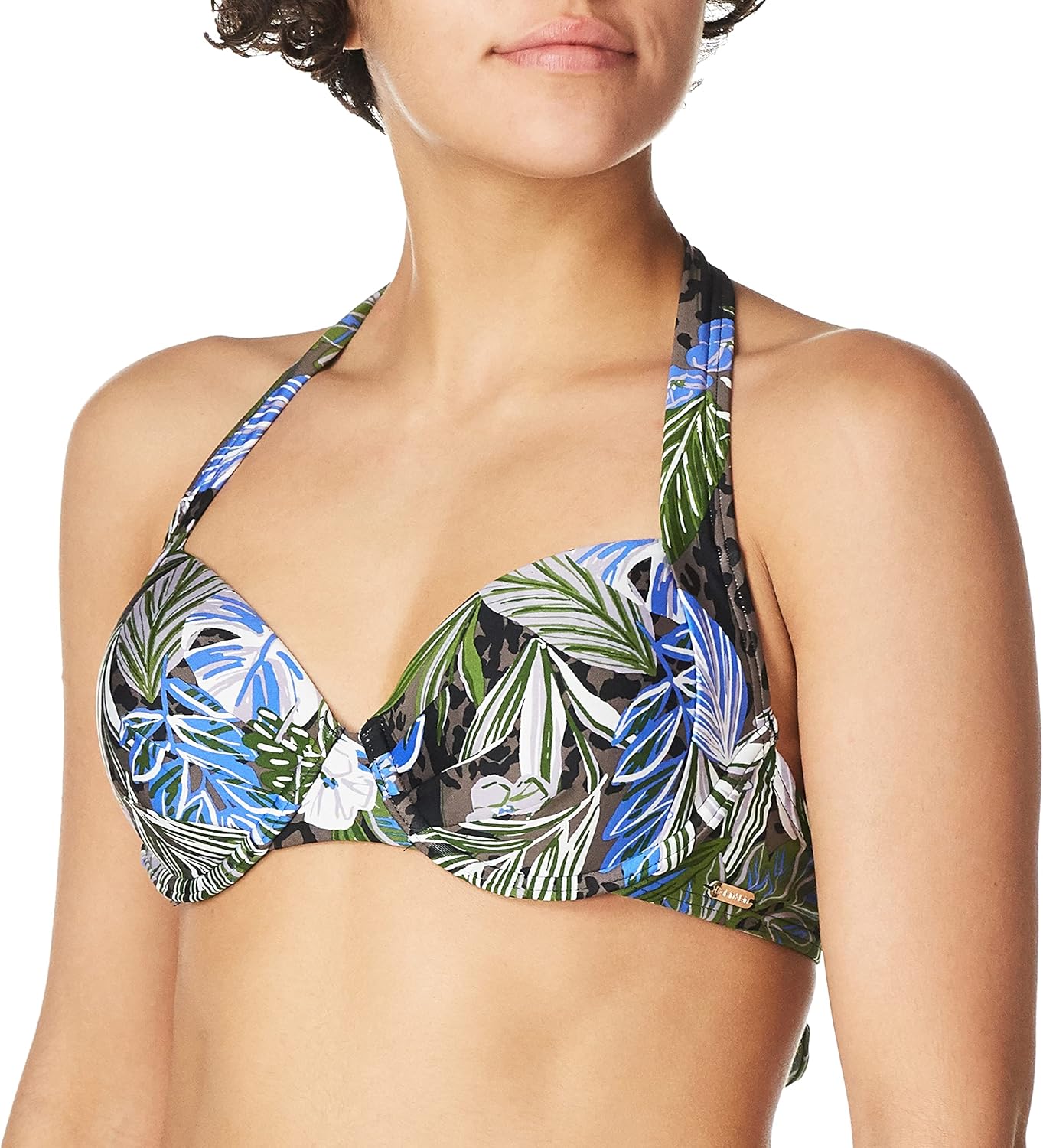 

Классический женский бикини-топ на косточках Calvin Klein с формованными чашечками, Black Multi, Черный, Классический женский бикини-топ на косточках Calvin Klein с формованными чашечками, Black Multi