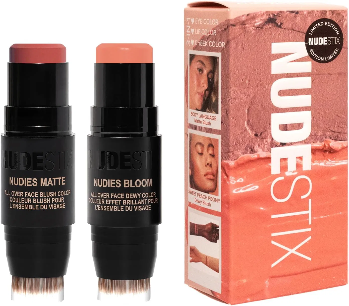 Набор для макияжа Nudestix Pretty Nude Skin Nude Set розовый