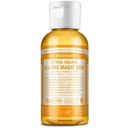 

Жидкое мыло Dr. Bronner's Цитрусовое 60мл 60г