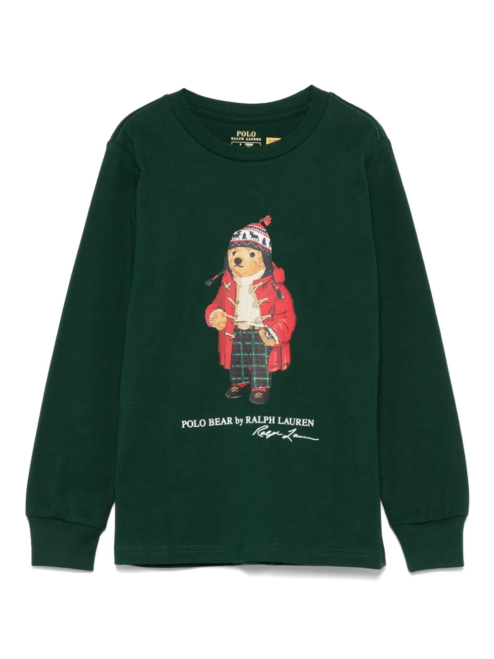 

Футболка Polo Bear POLO RALPH LAUREN KIDS, зеленый