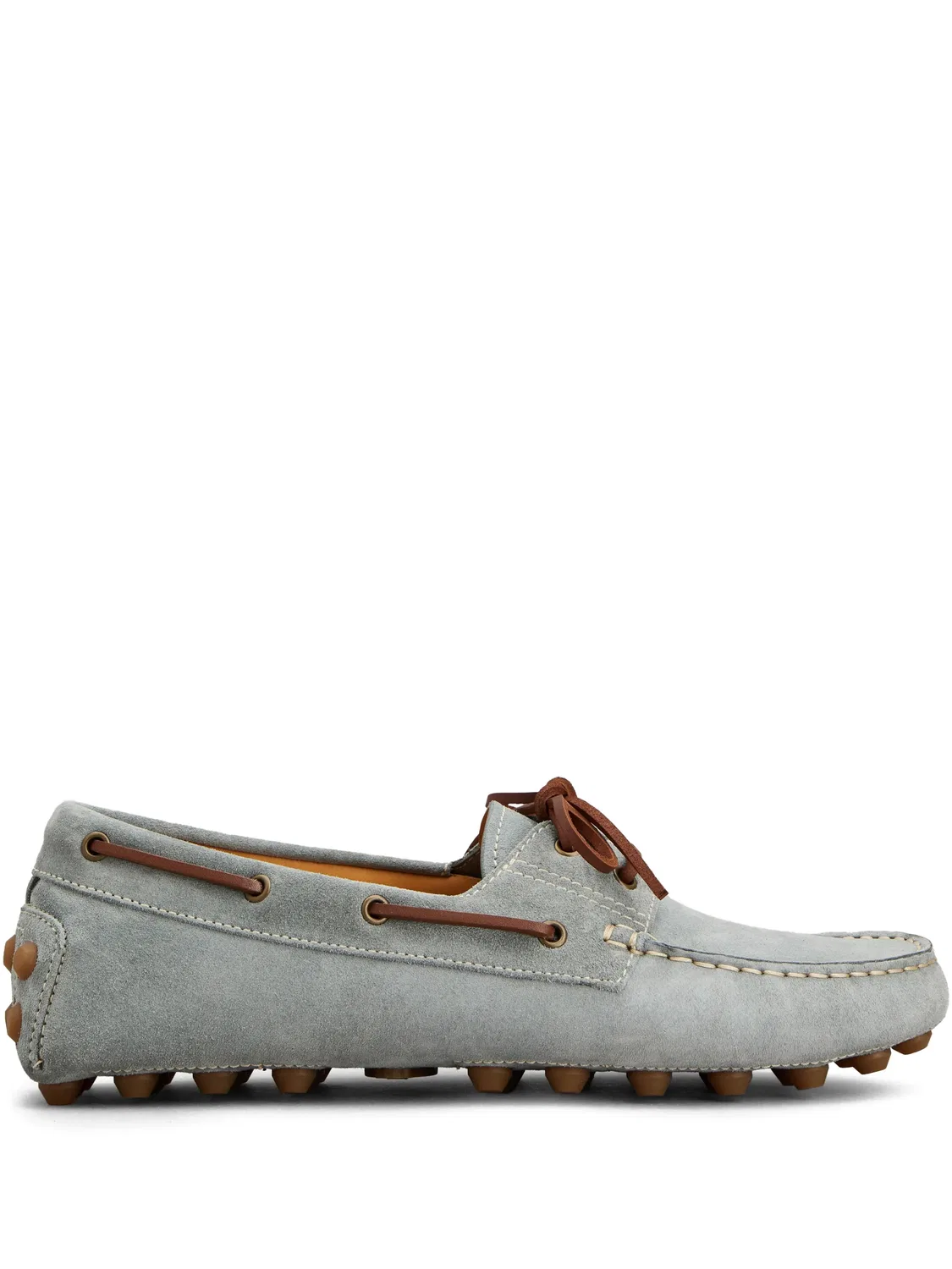 Топсайдеры на шнуровке Tod's, серый