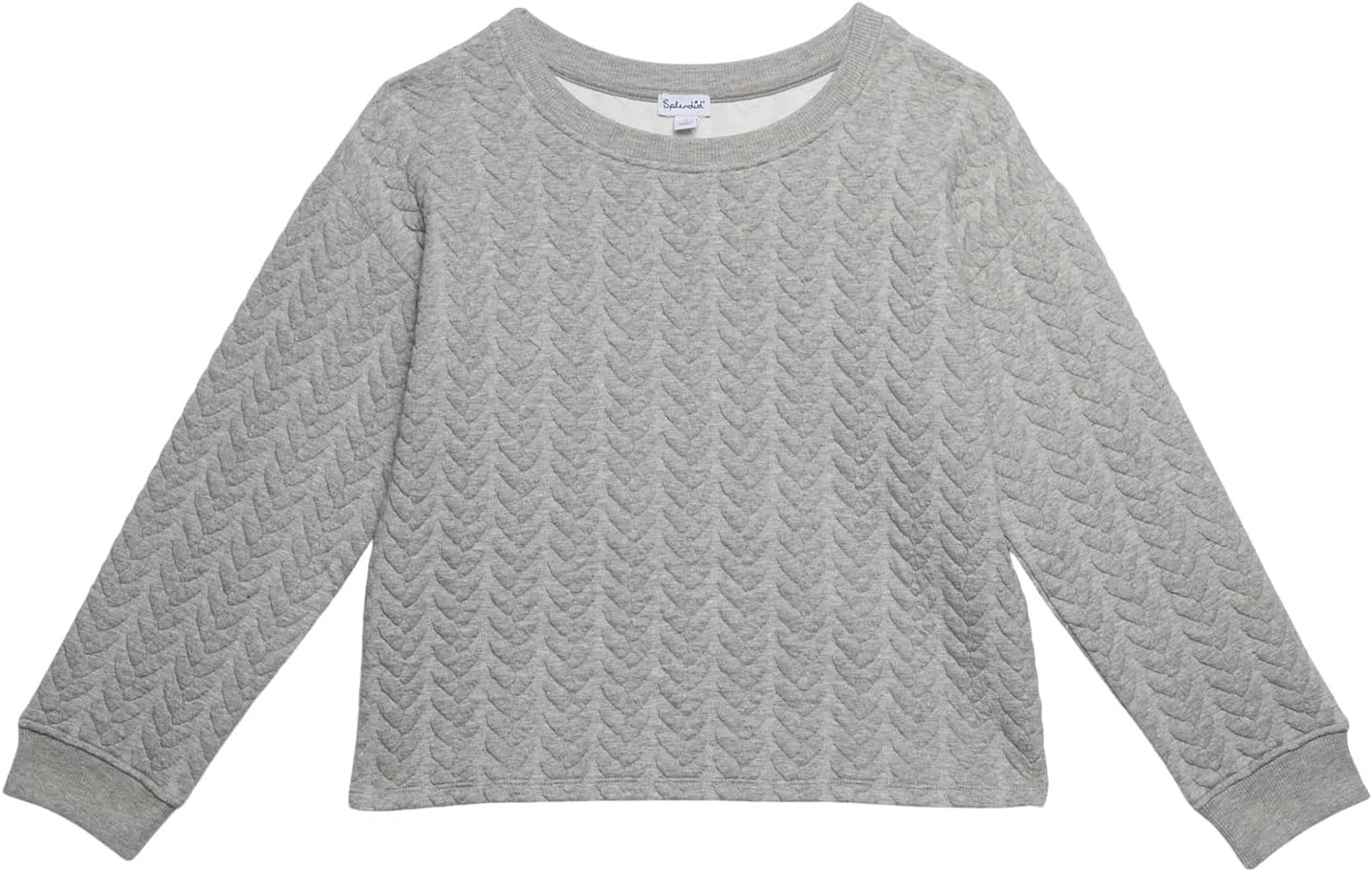 

Толстовка Splendid Littles Charli Pointelle Pullover, серый