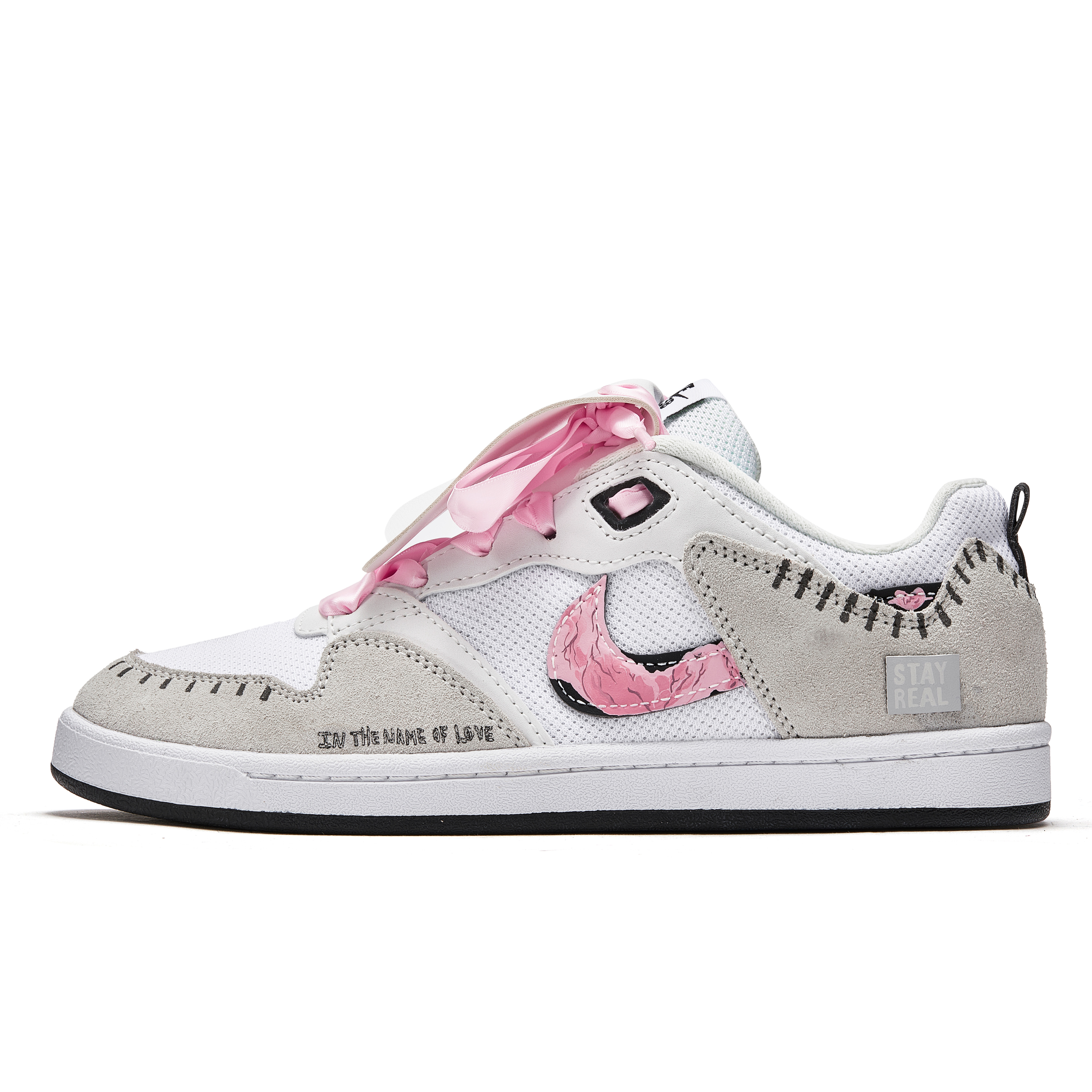 

Кроссовки Nike SB Alleyoop Skateboarding Shoes Men Low-top Gray/Pink, цвет Dusty Rose