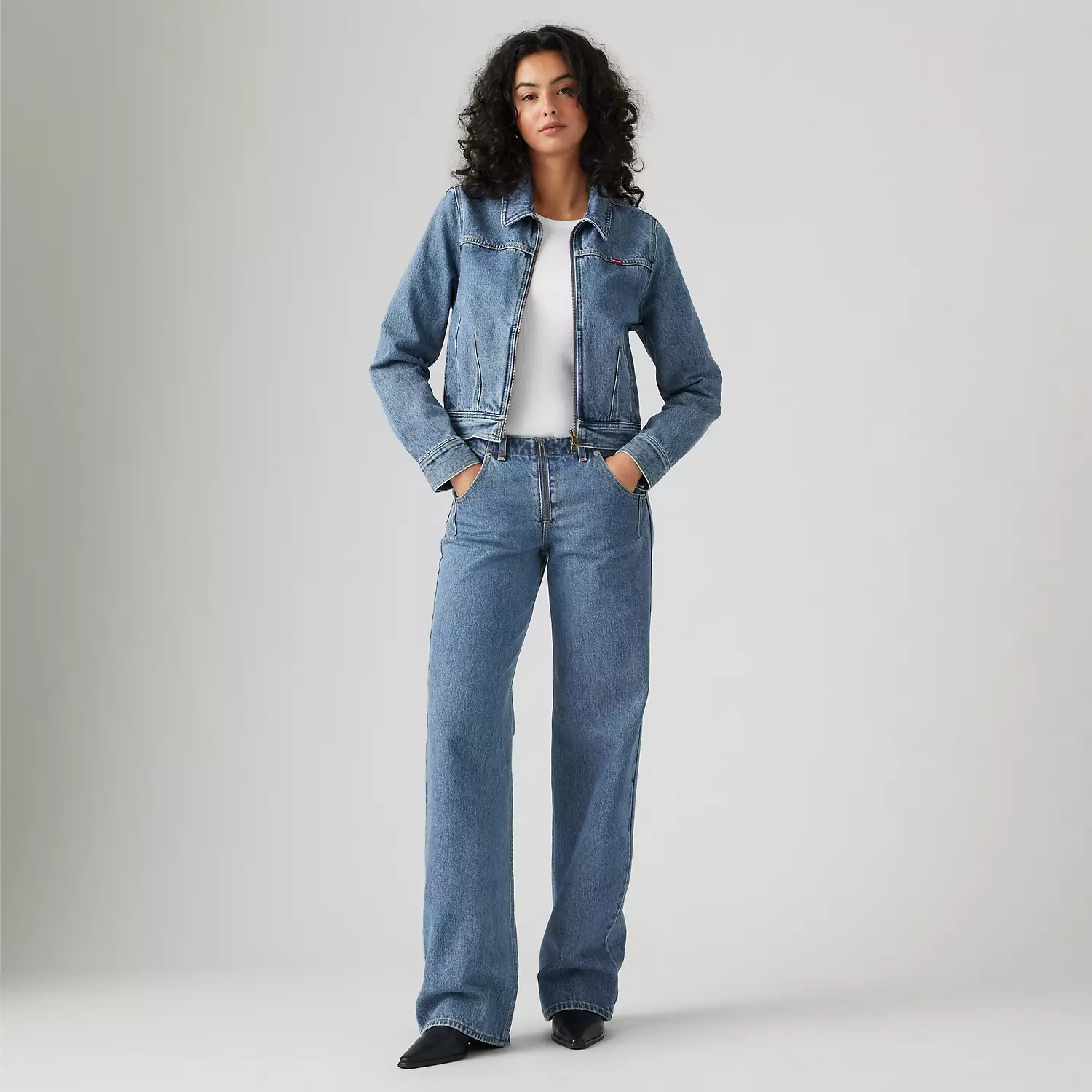 

Женские свободные джинсы Low Levi's, цвет Treat Me Nice - Medium Wash