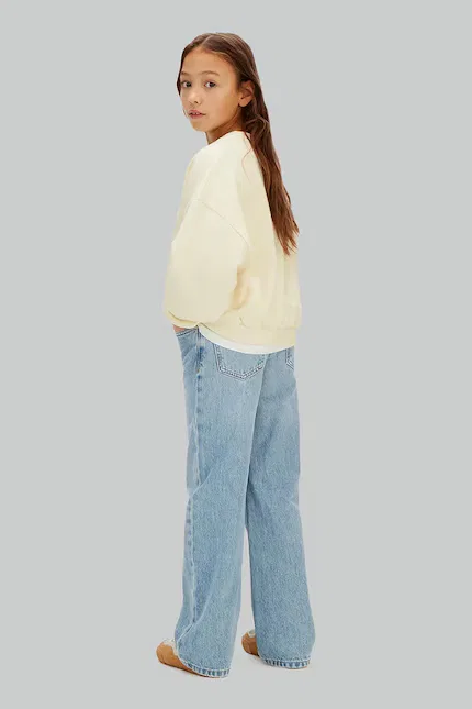 Бежевая блуза Calvin Klein Jeans для девочки — фото 4