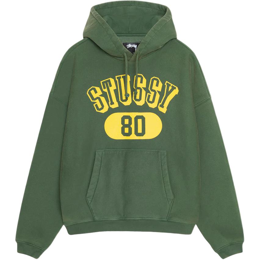 

80 Расслабленный Худи Stussy, Зеленый