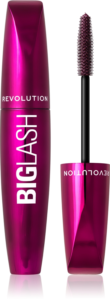 

Тушь для ресниц Big Lash Volume, придающая объем и удлиняющая ресницы Makeup Revolution, atspalvis burgundy 8 мл
