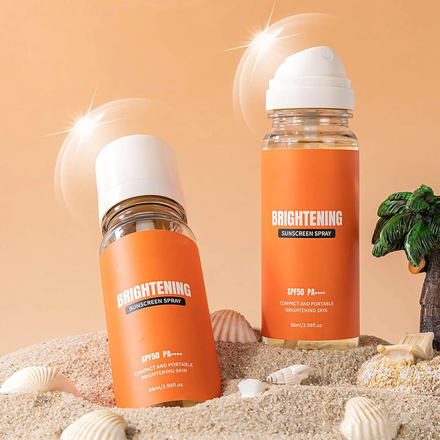 Солнцезащитный крем 2-в-1 SPF 50+, 88 мл, оранжевый Generic — фото 4