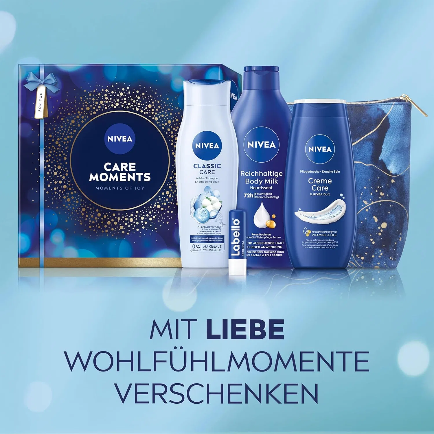 Подарочный набор Nivea Care Moments с косметичкой Beiersdorf — фото 3